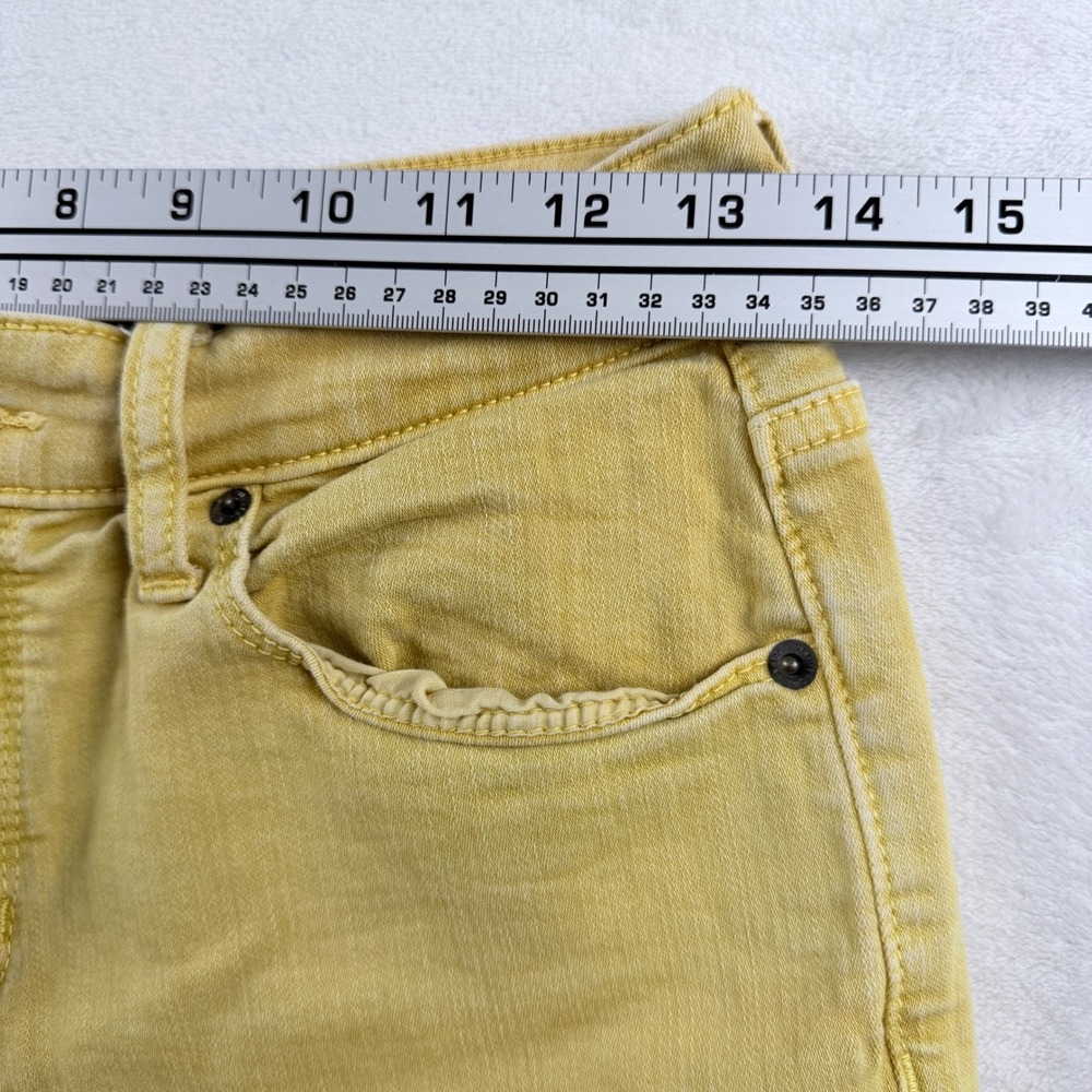 Universal Thread Shorts High Rise Midi Yellow 4/27 - Picture 7 of 8